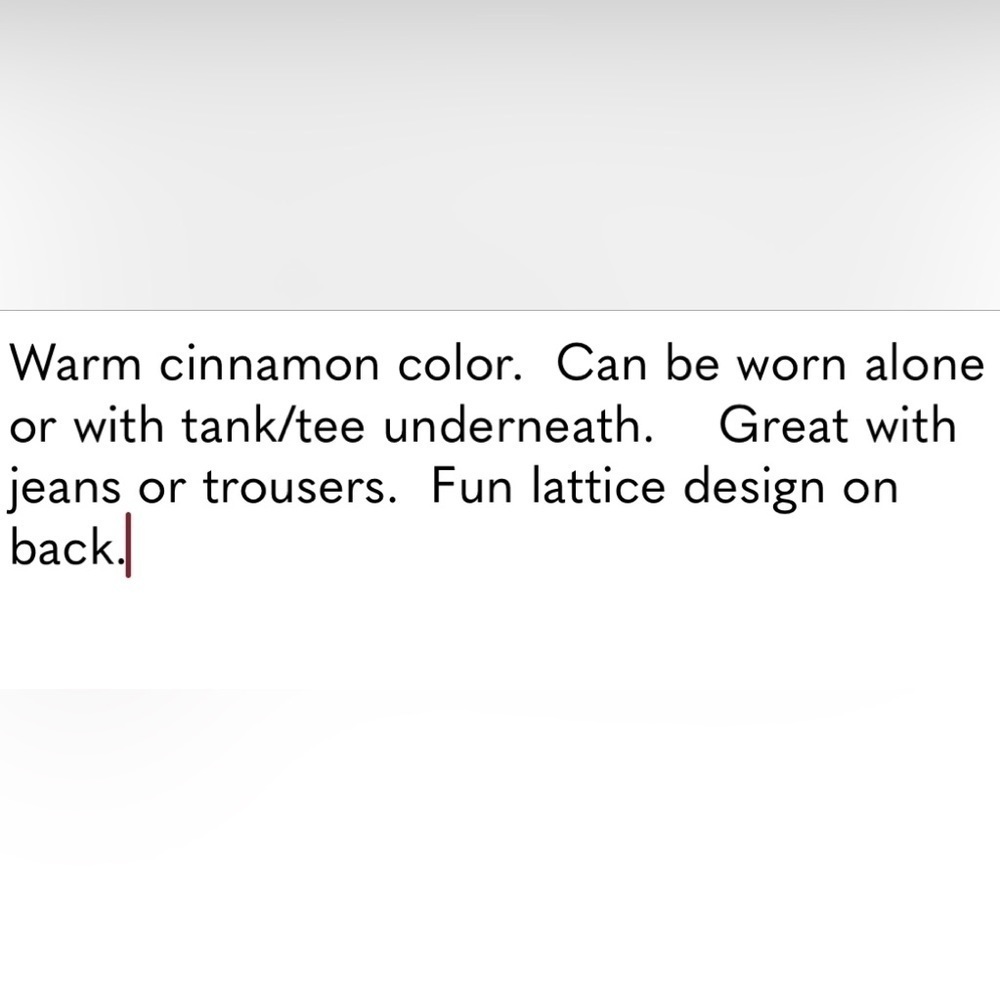 No Boundaries cable knit sweater with lattice back - Picture 9 of 9